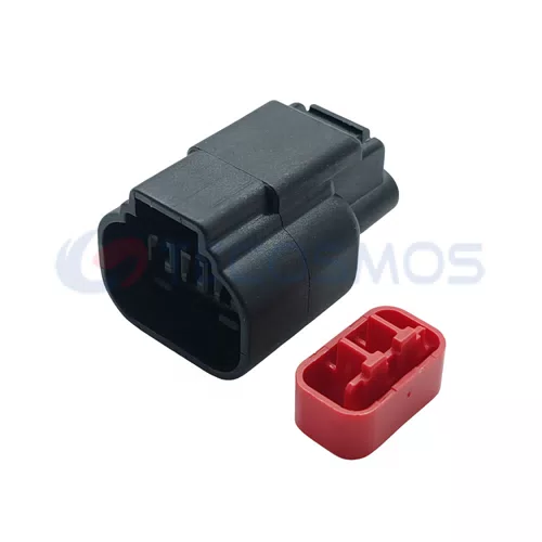 3-Pin Female E-5756 Crankshaft Camshaft Sensor Plug Waterproof ABS/Nylon Wire Harness for Car Copper Contact Material - image 3